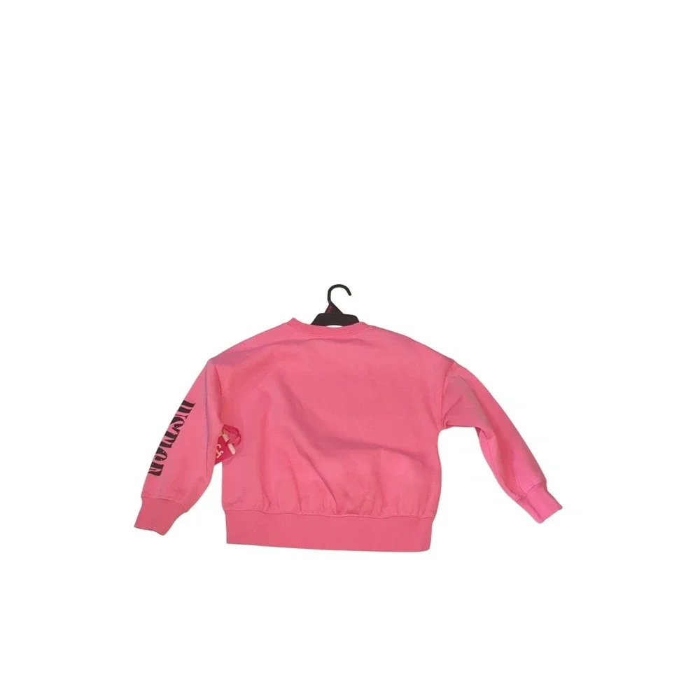 Nwt Justice‎ Girls Bubble Pink Fleece Sweatshirt Size S 
